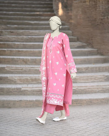 Nazneen Embroidery 3Pc Pure Lawn Stitched