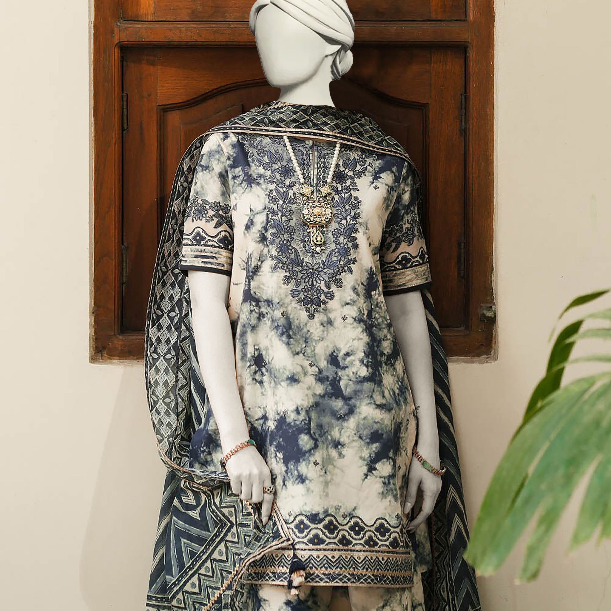 Sapphire Printed Lawn Almia Collection