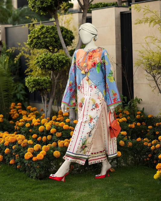 Azmin Digital Lawn 2Pc