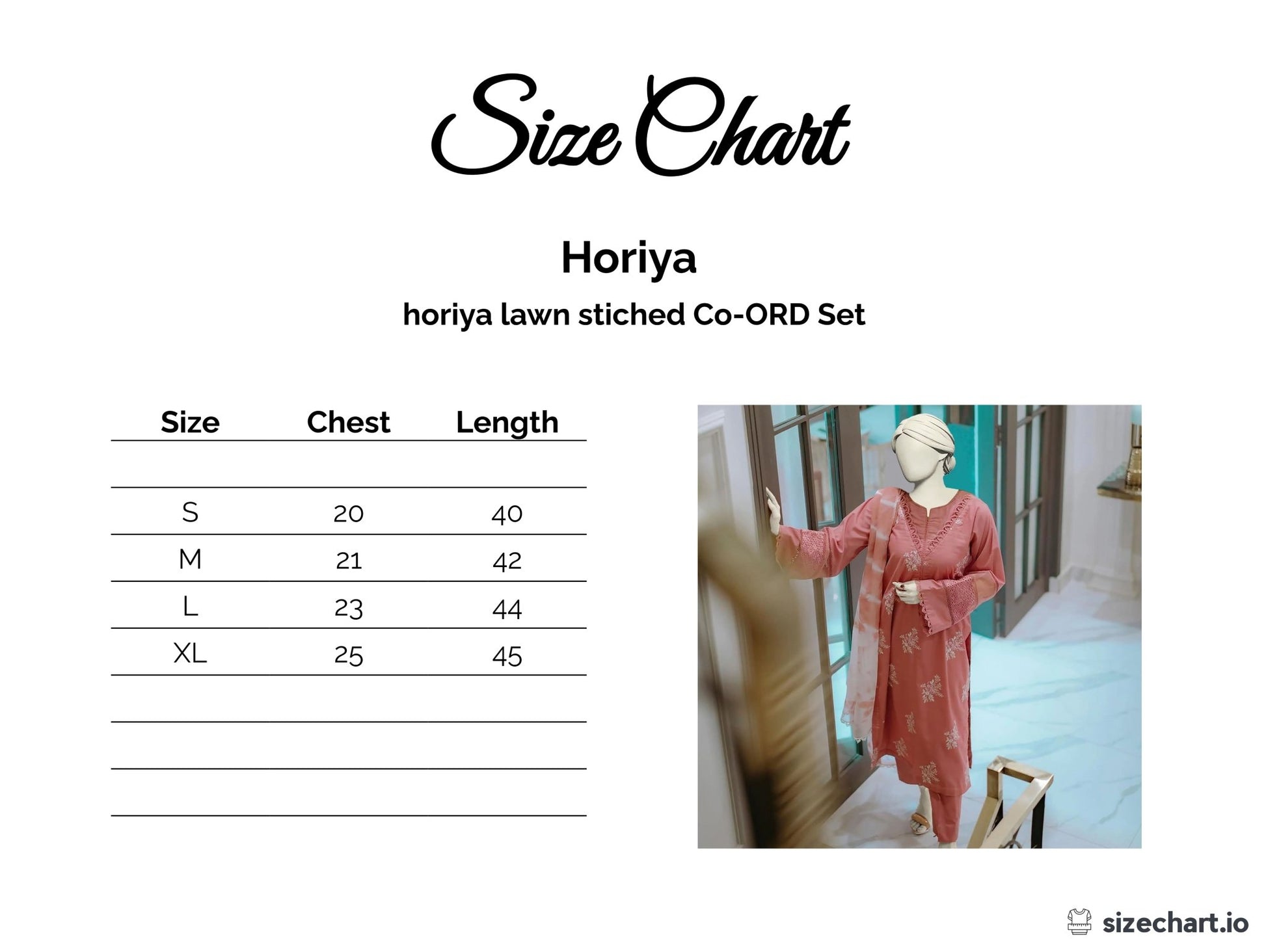 Horiya lawn stitched co - ord set - Almia