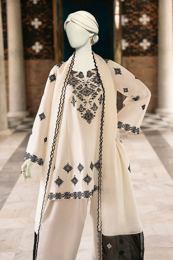 Juna Dananeer Design Lawn Emb 3Pc