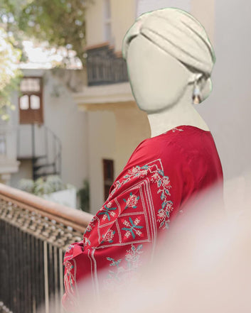 Nisha Lawn Emb Cord Sets (Farshi Shalwar)