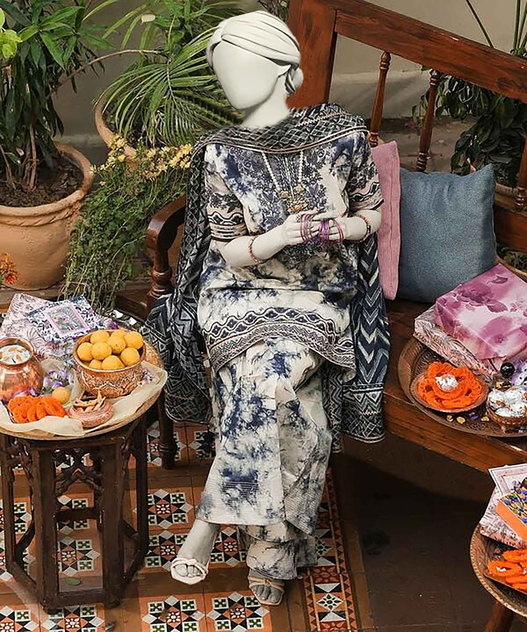 Sapphire Printed Lawn Almia Collection - Almia