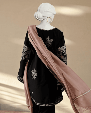Zaib Luxury Co-Ord Set With Farshi