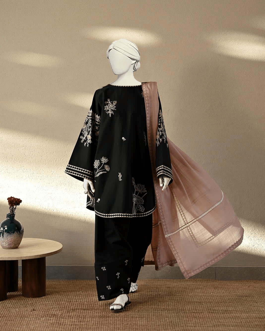 ZAIB LUXURY CO - ORD SET WITH FARSHI - Almia