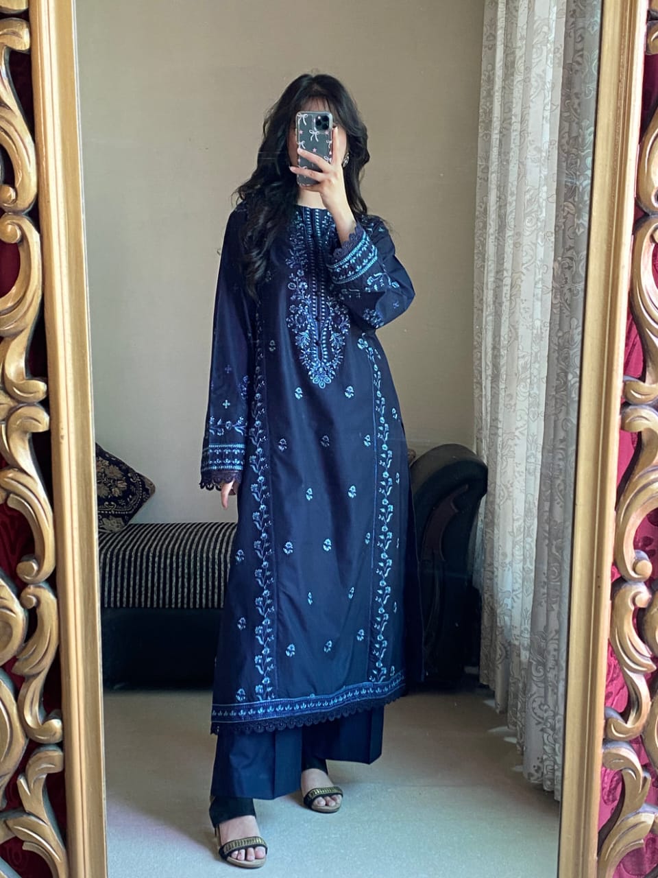 ZIMAL BLUE LAWN 2PC - Almia