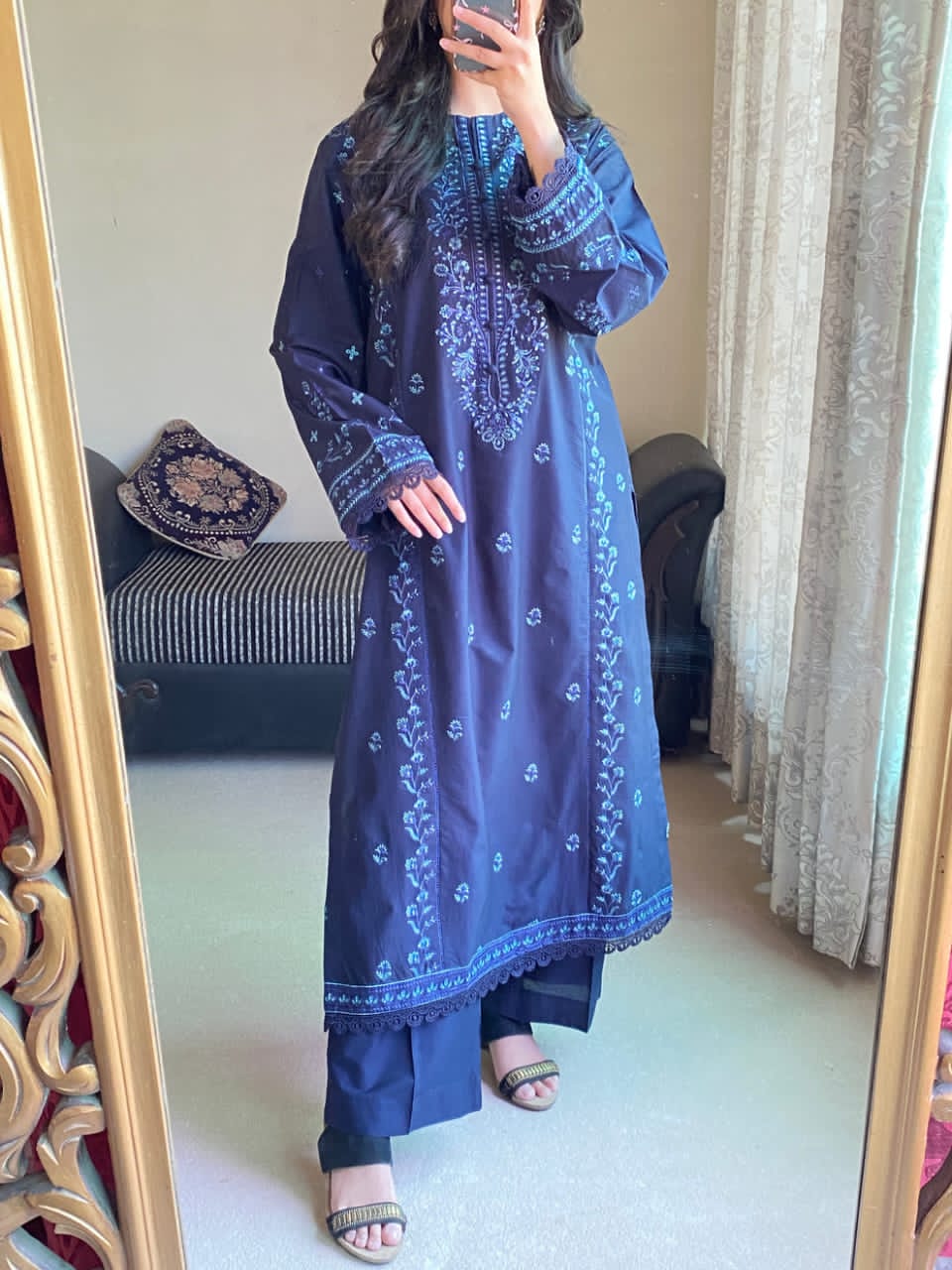 ZIMAL BLUE LAWN 2PC - Almia