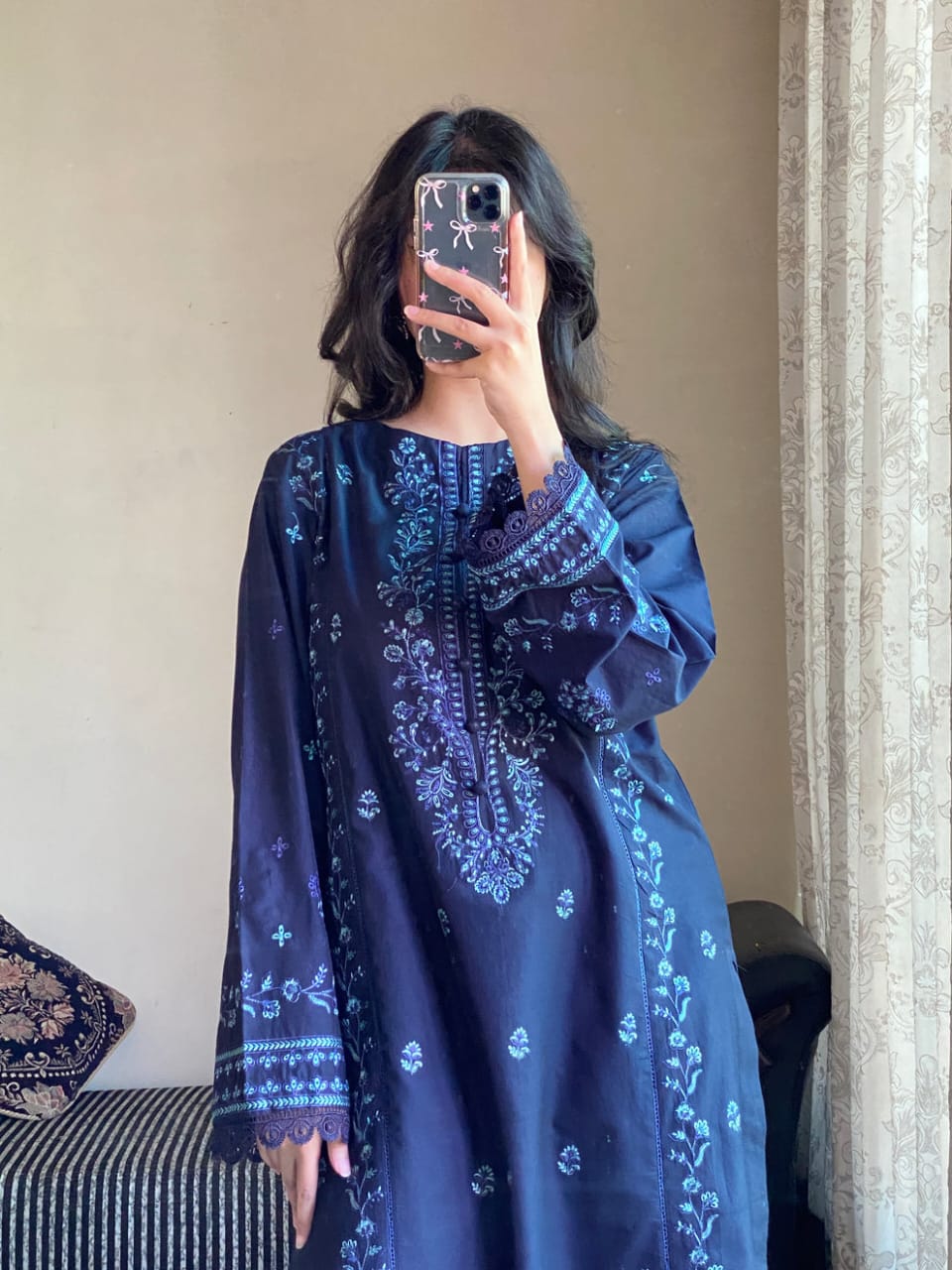 ZIMAL BLUE LAWN 2PC - Almia