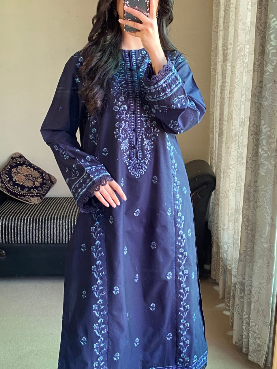 ZIMAL BLUE LAWN 2PC - Almia